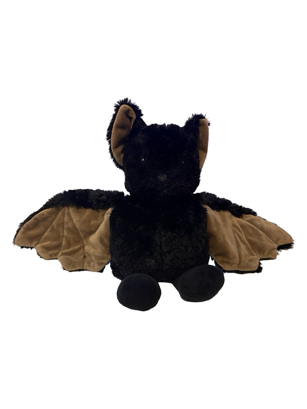 Warmies Bat Plush Black Brown Lavender Scented Stuffed Animal Heatable 13”